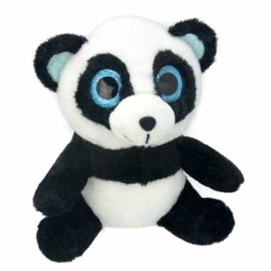 Pluche panda knuffel 18 cm