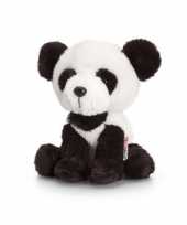 Pluche panda knuffel zittend 14cm